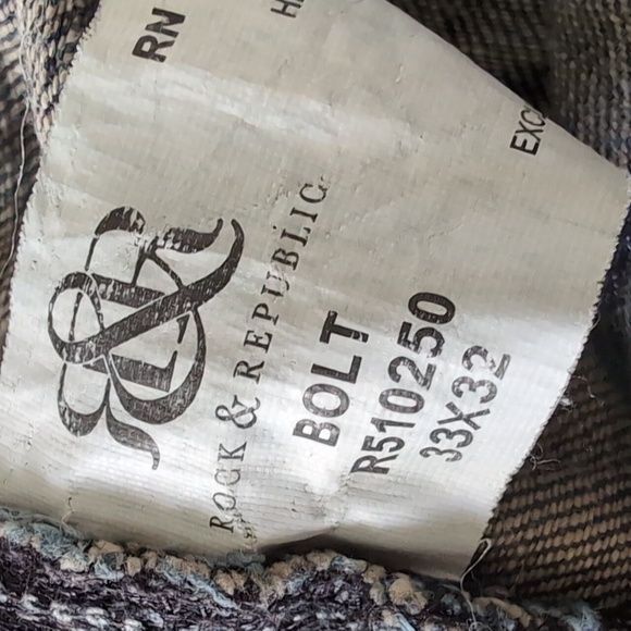Men's Blue Jeans Rock Republic Bolt - Picture 15 of 15